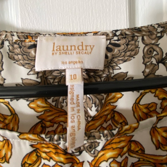 Shelli Segal Laundry blouse shirt woman’s size 10 - Picture 4 of 9